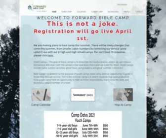 Forwardbiblecamp.com(HOME) Screenshot