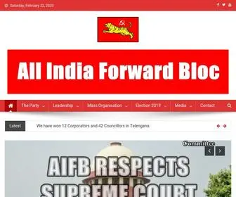 Forwardbloc.org(All India Forward Bloc) Screenshot