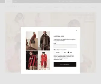 ForwardForward.com(The Online Destination for Premier Luxury Fashion) Screenshot