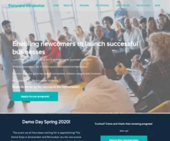 Forwardincubator.com(At Forward Incubator we believe in the talent of newcomers and their potential to build bridges) Screenshot