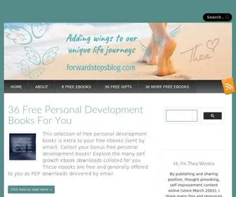 Forwardsteps.com.au(Forward Steps Personal Development Blog by Thea Westra) Screenshot