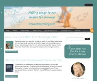 Forwardstepsblog.com(Forward Steps Personal Development Blog) Screenshot