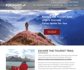 Forwardtravel.com.au(Group Travel & Adventure Travel Consultant) Screenshot