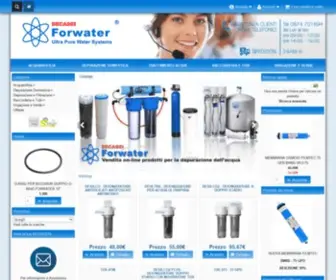 Forwater.it(Vendita impianti depurazione filtrazione acqua) Screenshot