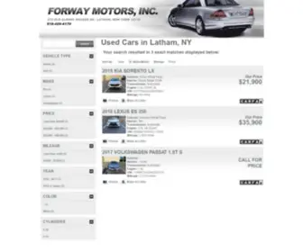 Forwaymotors.com(Forway Motors) Screenshot