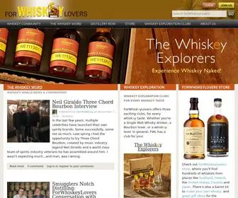 Forwhiskeylovers.com(Home) Screenshot