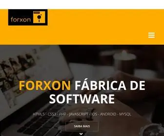Forxon.com.br(Fábrica de Software e automação de processos) Screenshot