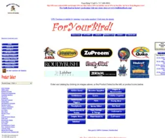 Foryourbird.com(Foryourbird Bird Food) Screenshot