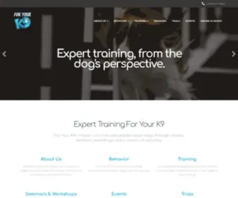 Foryourk9.com(Dog & Puppy Training) Screenshot