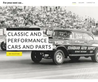 Foryournextcar.com(Classic Performance Cars) Screenshot