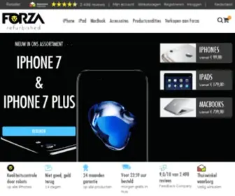 Forza-Refurbished.nl(Refurbished apple devices mét 2 jaar garantie) Screenshot