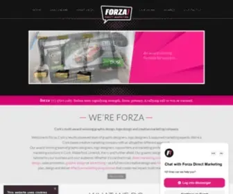 Forza.ie(Creative Graphic Designers & Marketing Company Cork) Screenshot