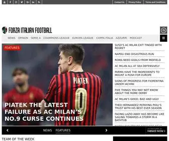 Forzaitalianfootball.com(Forza Italian Football) Screenshot