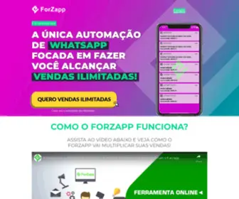 Forzapp.com(Automação Para Whatsapp Focada em Vendas) Screenshot