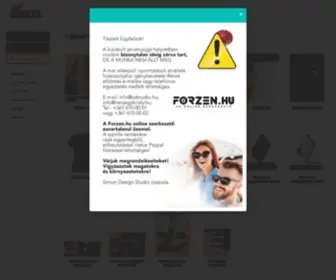 Forzen.hu(Az onlineszerkeszt) Screenshot