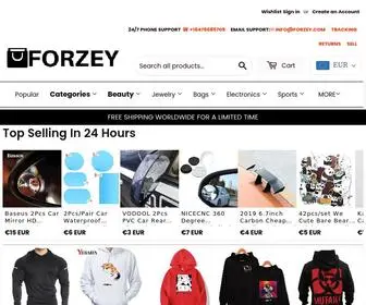 Forzey.com(World's best shopping website) Screenshot