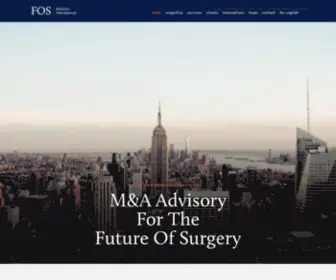 Fos-Advisors.com(FOS Advisors International) Screenshot