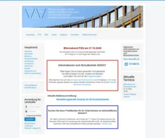 Fosbos.org(Fachoberschule München) Screenshot