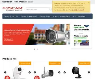 Foscam.com.ro(Foscam Camere IP Wireless) Screenshot