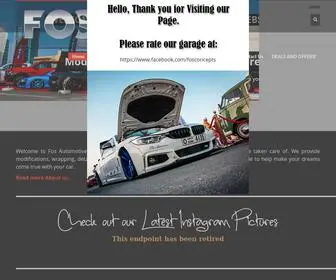 FosdXB.com(Fos Automotive Concepts and Spa. FOS Auto) Screenshot