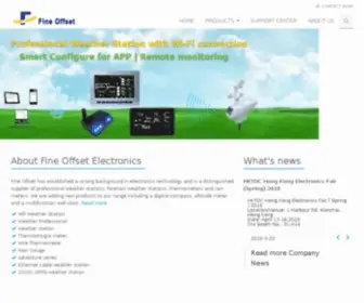 Foshk.com(Professional weather station manufacturer) Screenshot