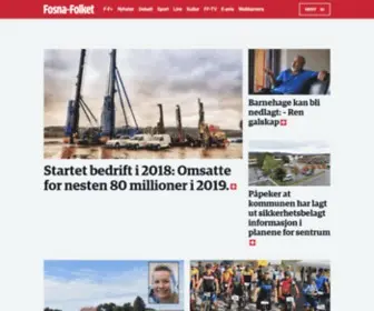 Fosna-Folket.no(Nyheter fra Fosna) Screenshot