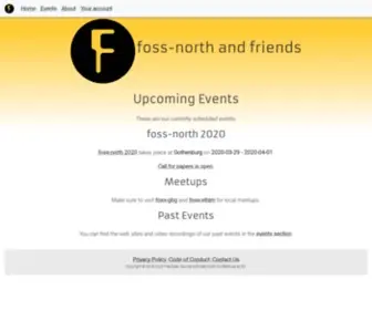 Foss-North.se(Welcome) Screenshot