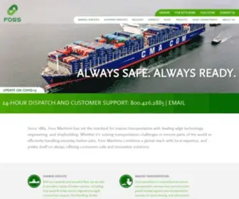 Foss.com(Foss Maritime) Screenshot