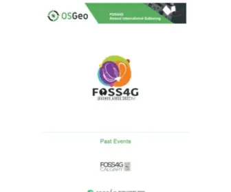 Foss4G.org(Free and Open Source for Geospatial Conference) Screenshot
