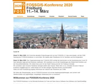 Fossgis-Konferenz.de(FOSSGIS 2021) Screenshot