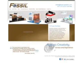 Fossil-Exhibits.com(Fossil Home) Screenshot