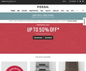 Fossil.co.uk(The Official Site for Fossil Watches) Screenshot