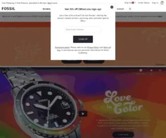Fossil.co.za(Fossil Watches) Screenshot