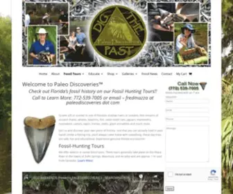 Fossilhuntingtours.com(Paleo Discoveries) Screenshot
