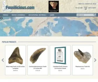 Fossilicious.com(Fossils) Screenshot