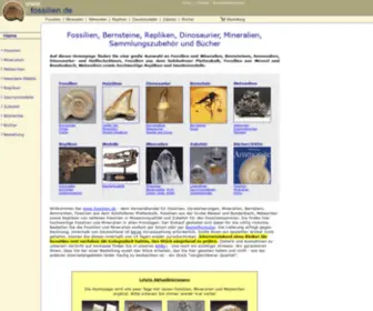 Fossilien.de(Mineralien) Screenshot