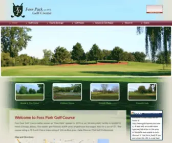 Fossparkgolf.org(Foss Park Golf Course) Screenshot