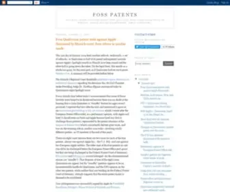 Fosspatents.com(FOSS Patents) Screenshot