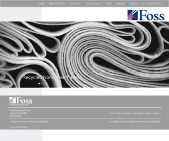 Fosspm.com(Foss Performance Materials) Screenshot