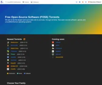 Fosstorrents.com(Free Open) Screenshot