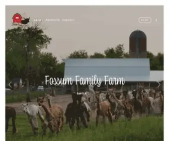 Fossumfamilyfarm.com(Fossum Family Farm) Screenshot