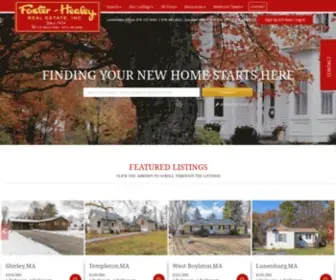 Foster-Healey.com(Real Estate for North Central MA) Screenshot