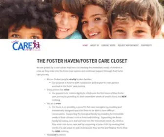 Fostercarecloset.org(Restoring Dignity To Children In Crisis) Screenshot