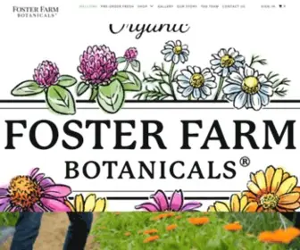 Fosterfarmbotanicals.com(Organic Herbs & Botanicals Grown in Vermont) Screenshot