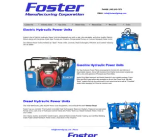 Fosterhydraulics.com(Hydraulic Power Units) Screenshot