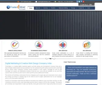 Fosterideaz.com(Website development Company) Screenshot