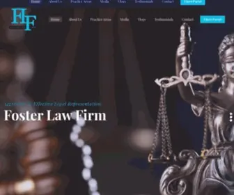 Fosterlawfirmatlanta.com(The Foster Law Firm) Screenshot