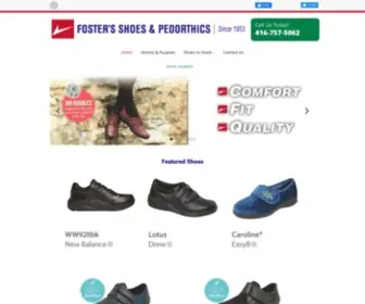 Fostershoes.ca(Orthopedic Shoes in Scarborough) Screenshot