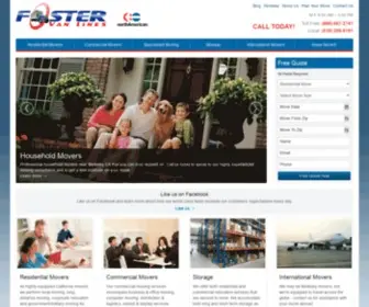 Fostervanlines.com(Foster Van Lines) Screenshot