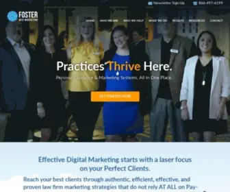Fosterwebmarketing.com(Finally Get Results with Attorney Digital Web Marketing) Screenshot